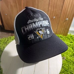 47 Brand Black and White Champions Cap‎